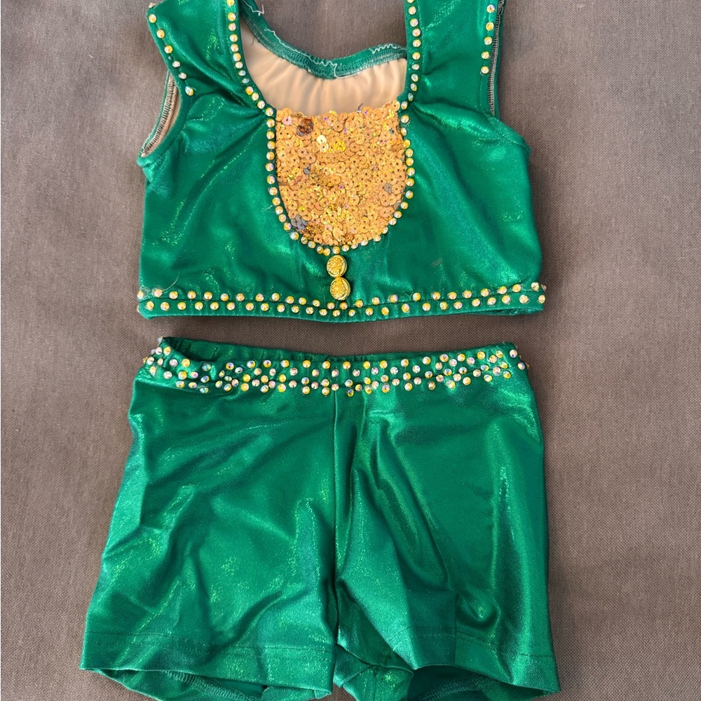 Custom jazz dance costume.